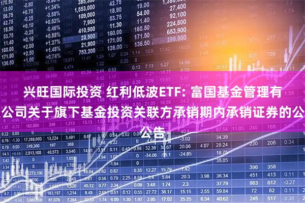 兴旺国际投资 红利低波ETF: 富国基金管理有限公司关于旗下基金投资关联方承销期内承销证券的公告
